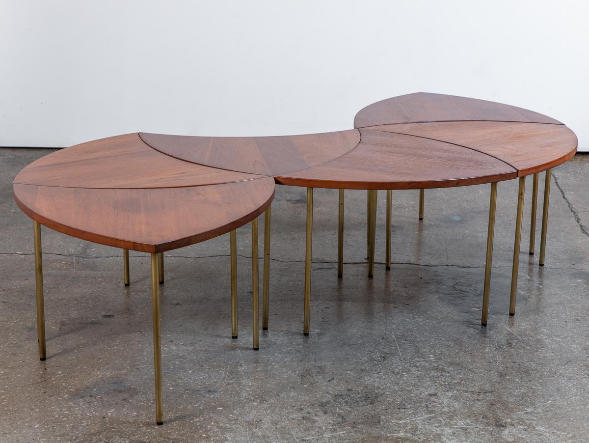 Tables à roues « Spinwheel » Peter Hvidt Bon état - En vente à Brooklyn, NY