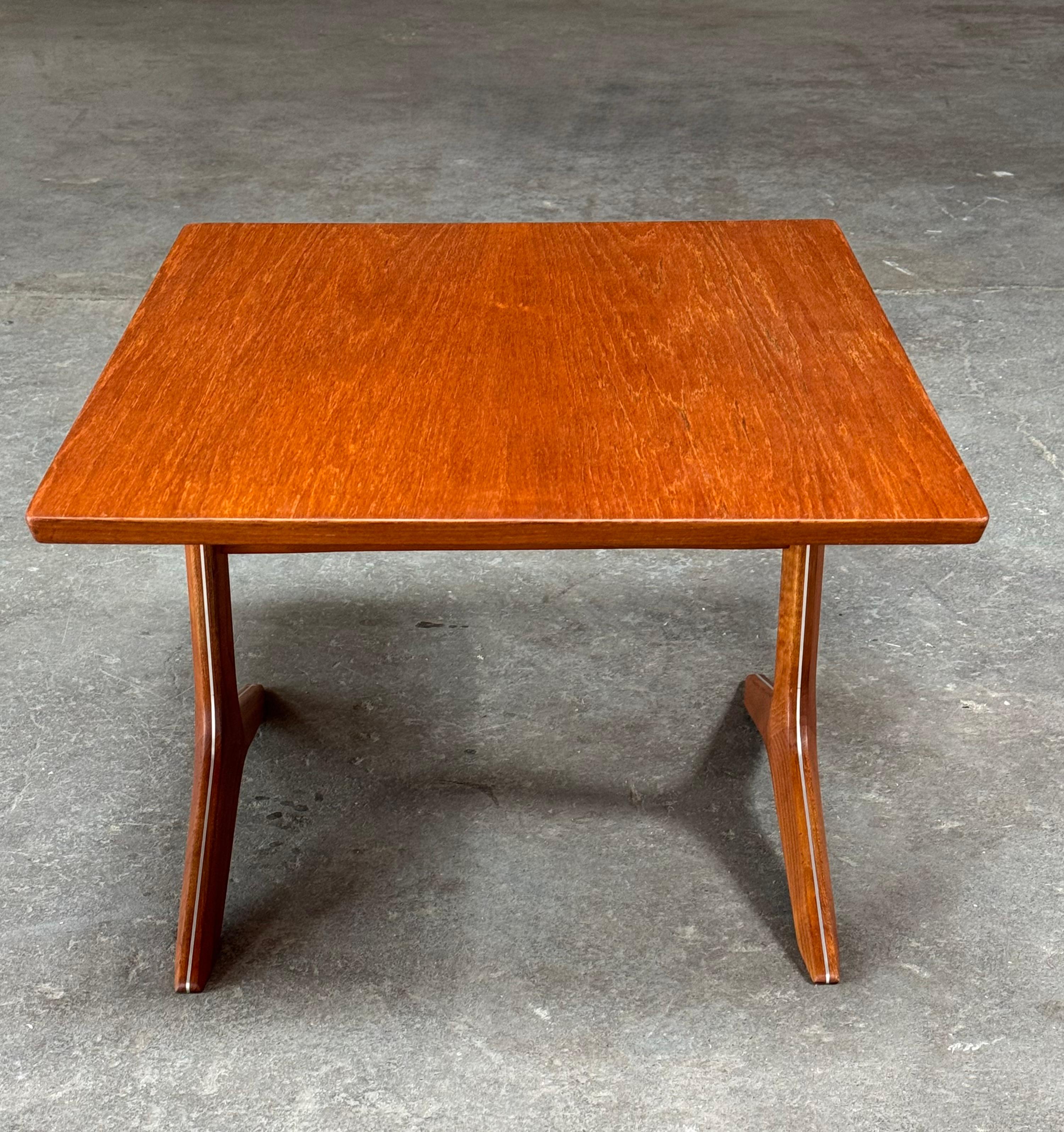 Mid-20th Century Peter Hvidt Silver Line Side Table France & Son John Stuart Inc. For Sale