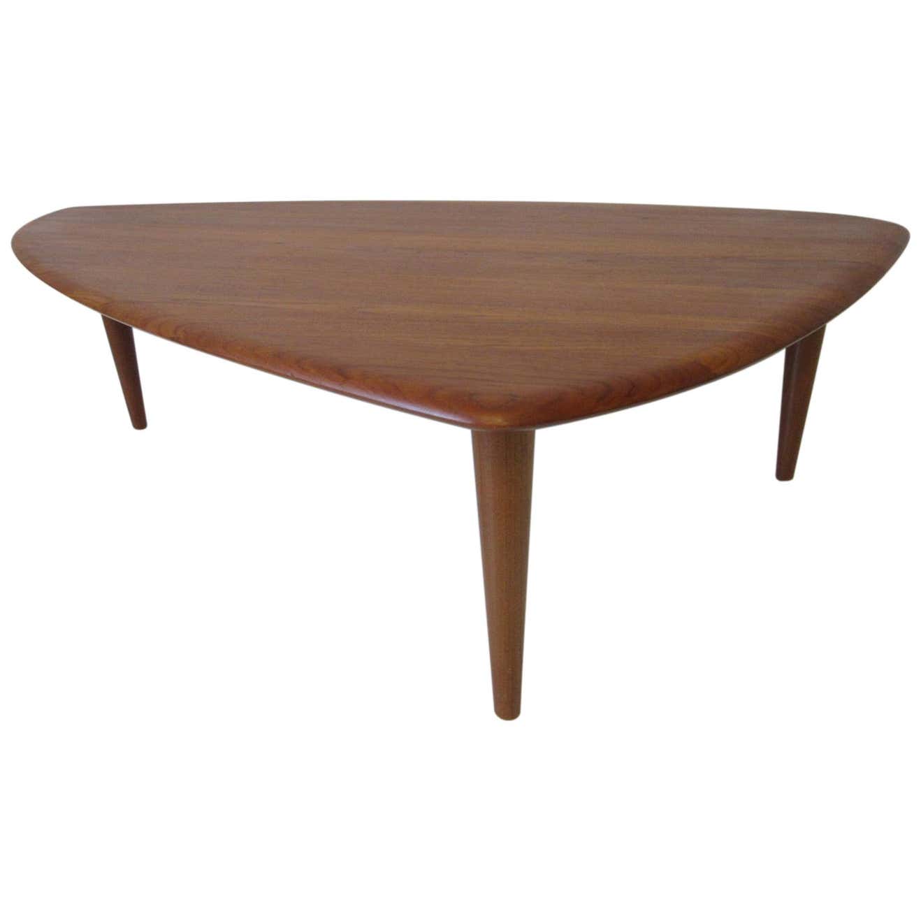 Peter Hvidt Solid Teak Coffee Table at 1stDibs