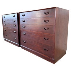 Peter Hvidt Solid Teak Dressers