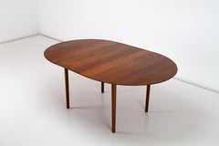 Peter Hvidt Solid Teak Extending Dining Table Model 311 for Soborg, 1956