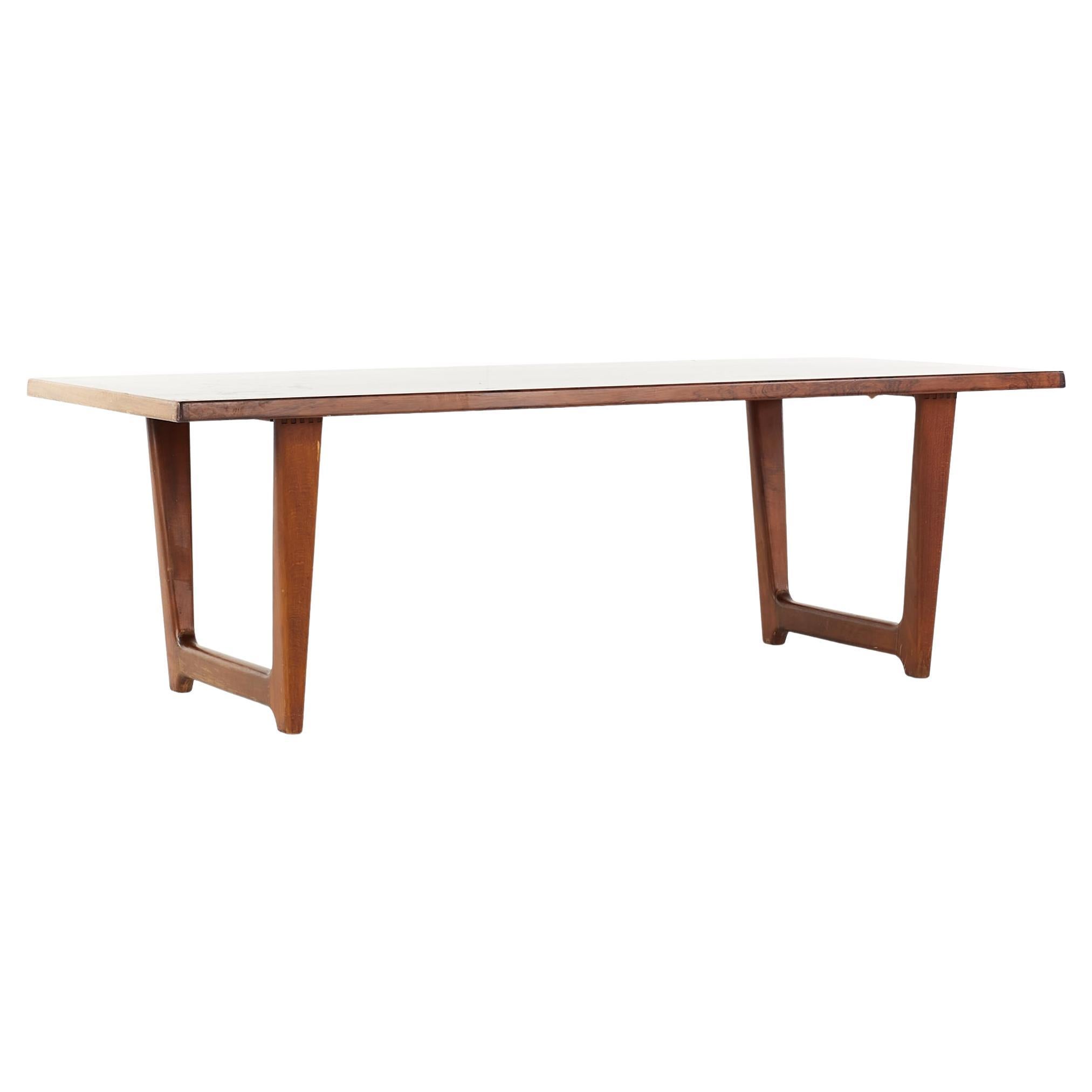 Sold 1.30.24 Peter Hvidt Style Mid Century Danish Rosewood Coffee Table