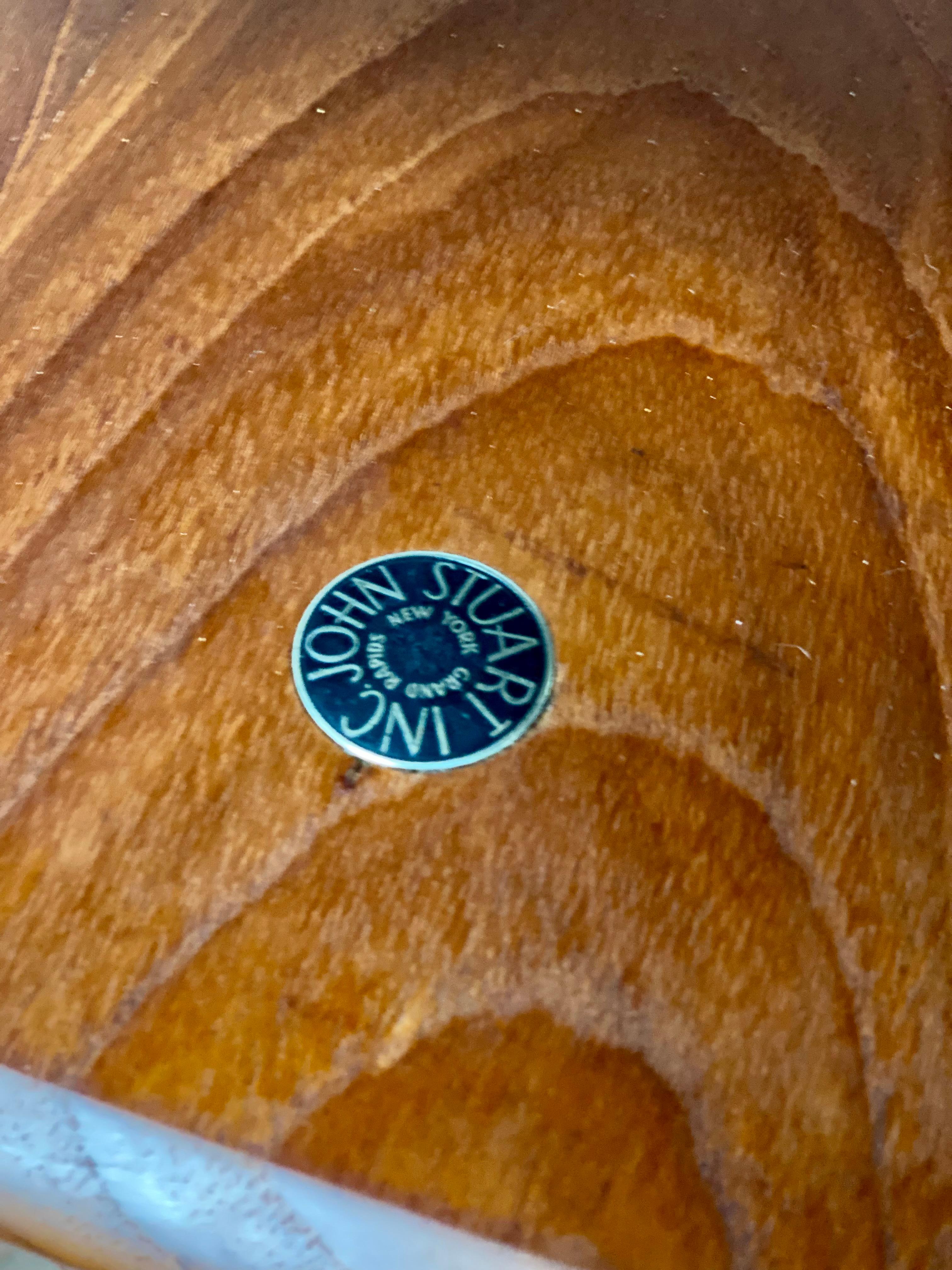 Peter Hvidt Teak and Cane End Tables for France & Son For Sale 6