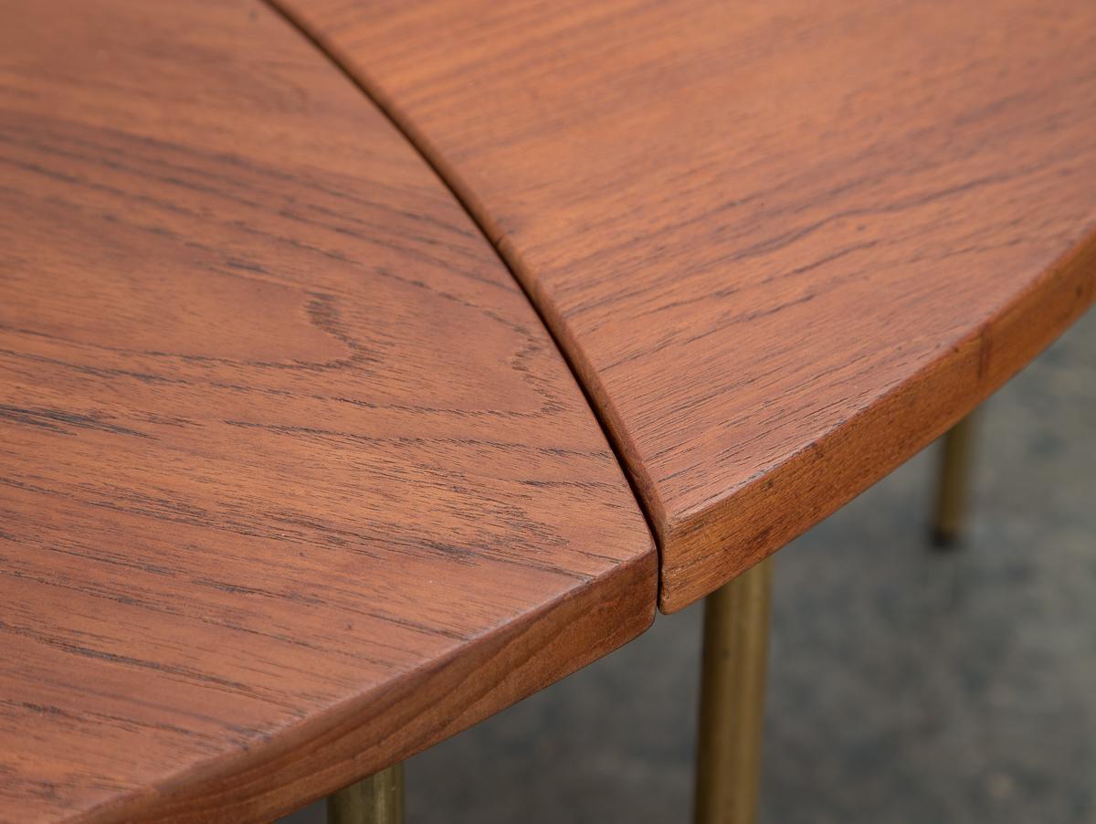 Mid-20th Century Peter Hvidt Teak Crescent Tables