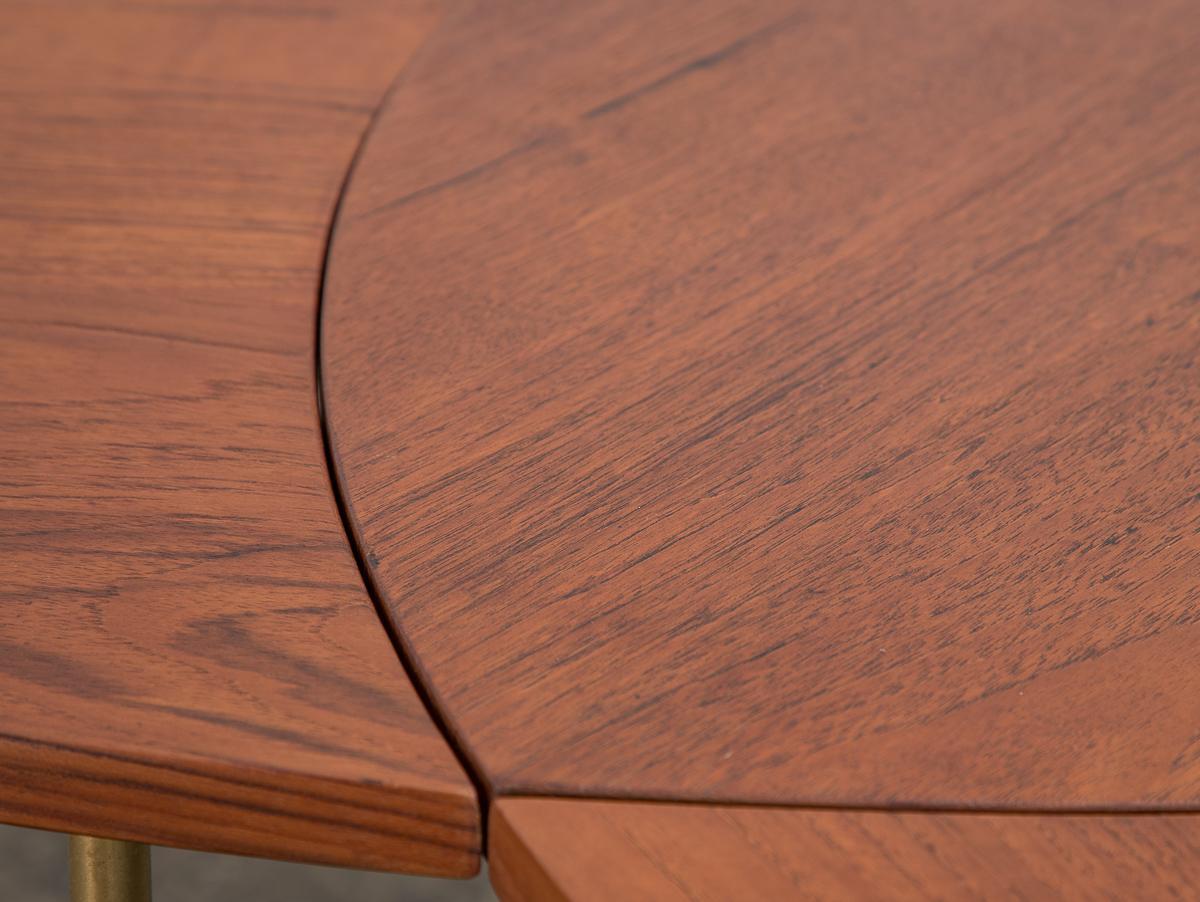 Peter Hvidt Teak Crescent Tables 1