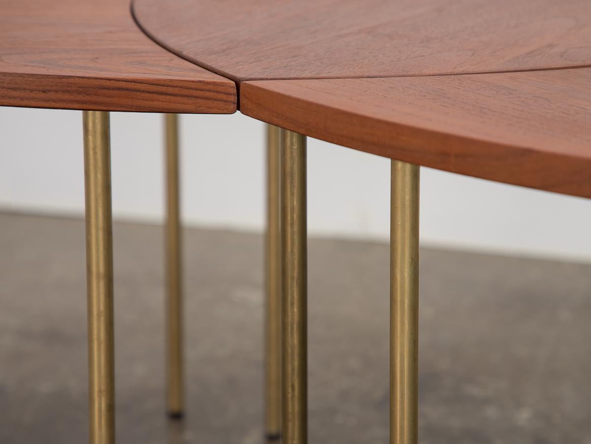 Peter Hvidt Teak Crescent Tables 4