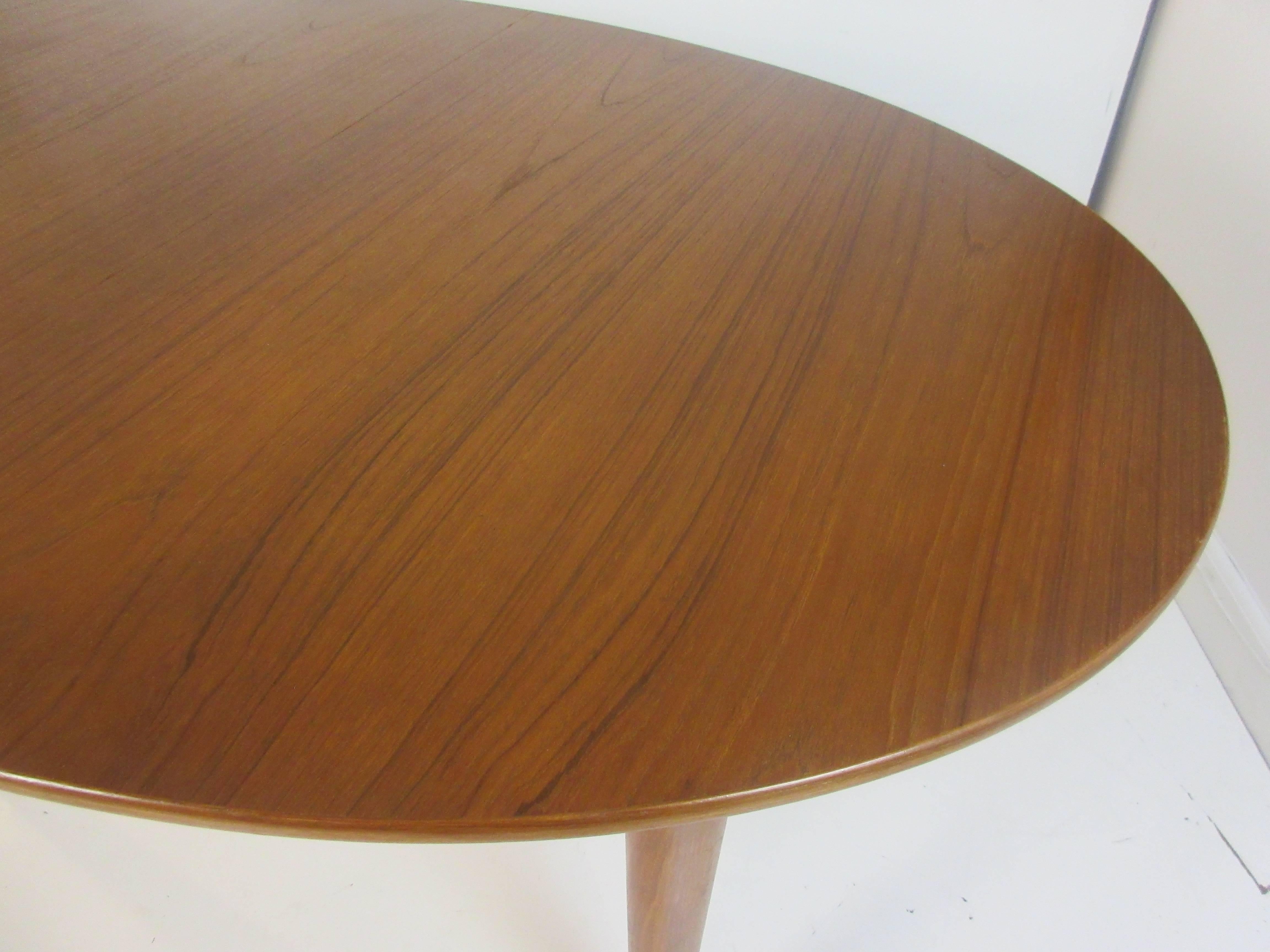 Mid-20th Century Peter Hvidt Teak Dining Table for John Stuart