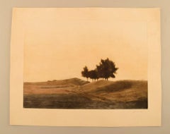Peter Ilsted, Landscape, Mezzotinte in Color.