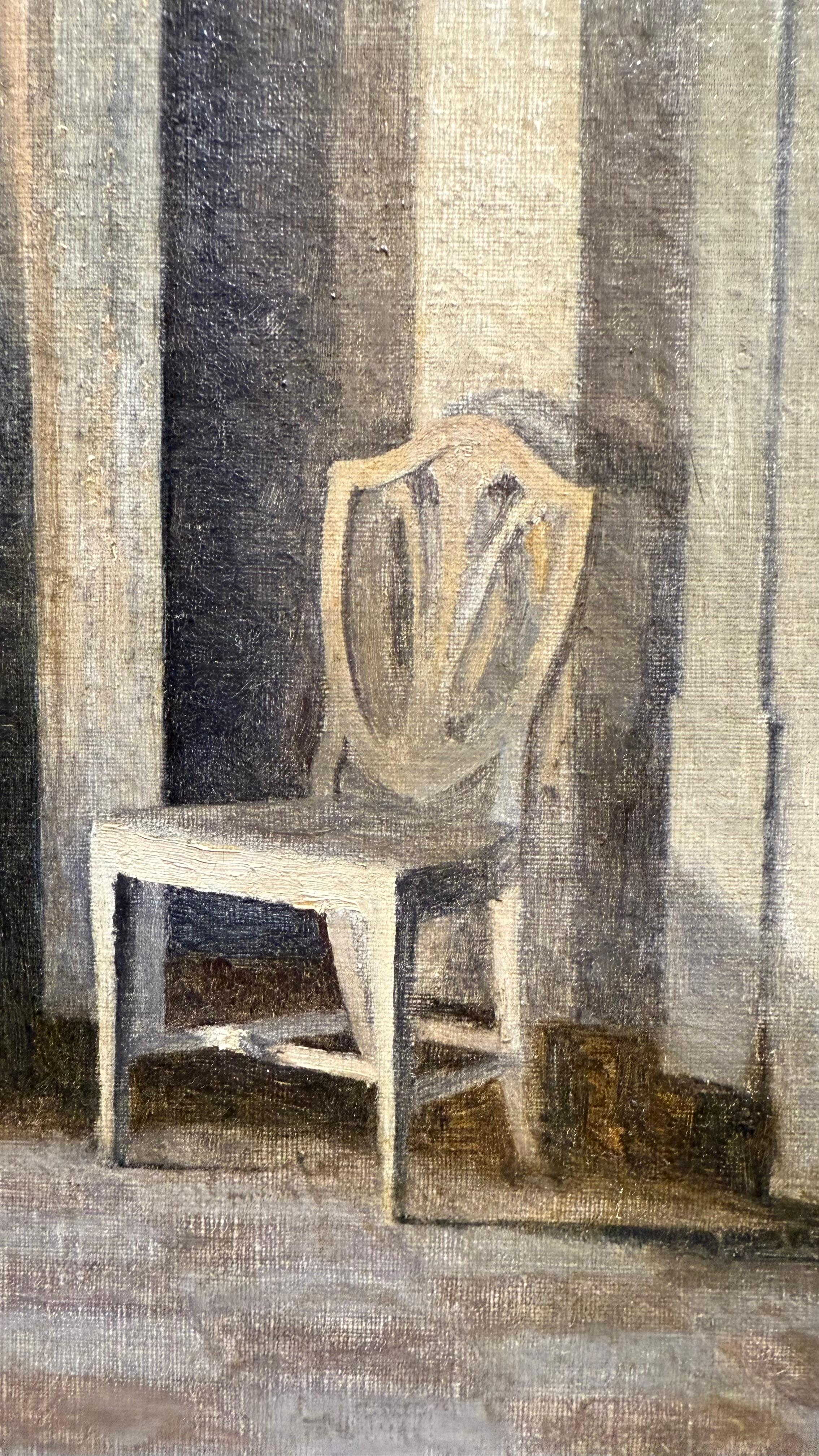 Interiør Fra Liselund (Intérieur de Liselund) - Post-impressionnisme Painting par Peter Ilsted