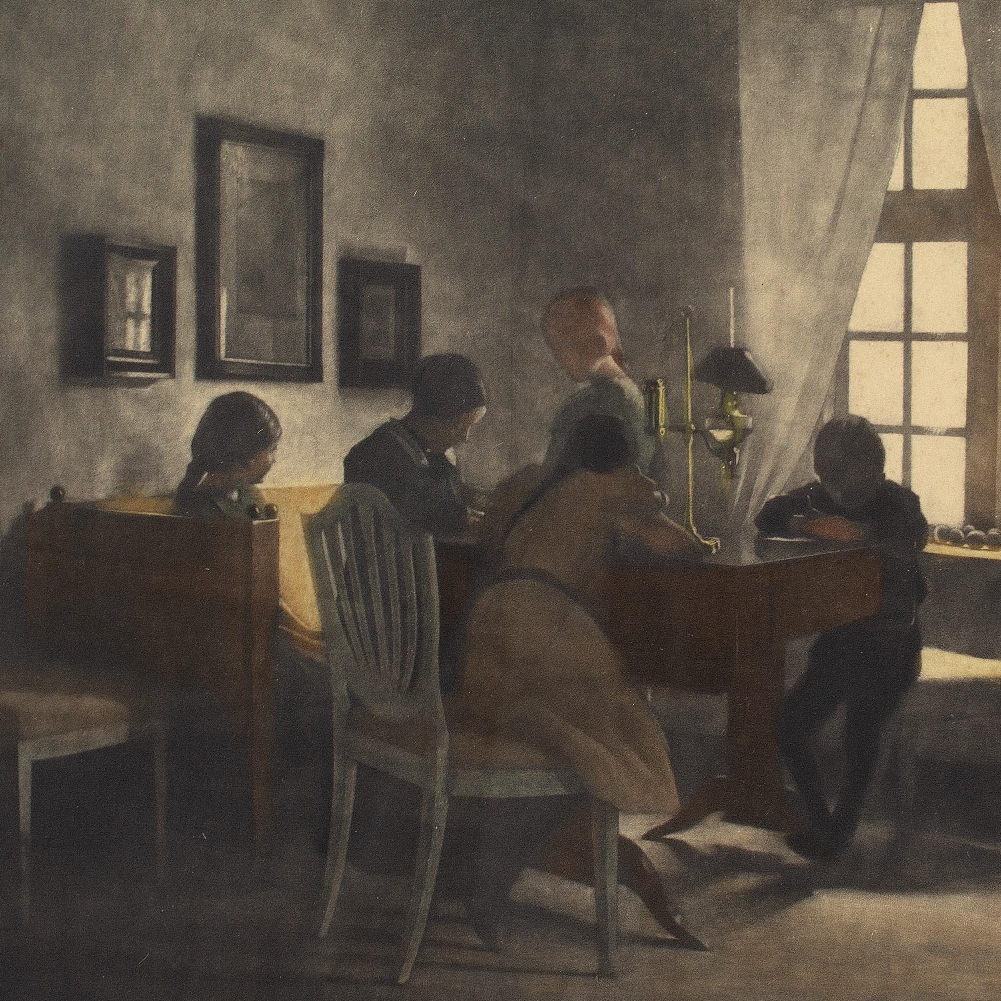 Peter Ilsted Un giorno di pioggia, Mezzatinta 4