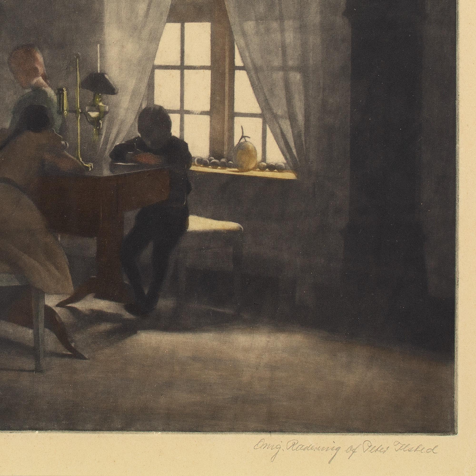Peter Ilsted Un giorno di pioggia, Mezzatinta 5