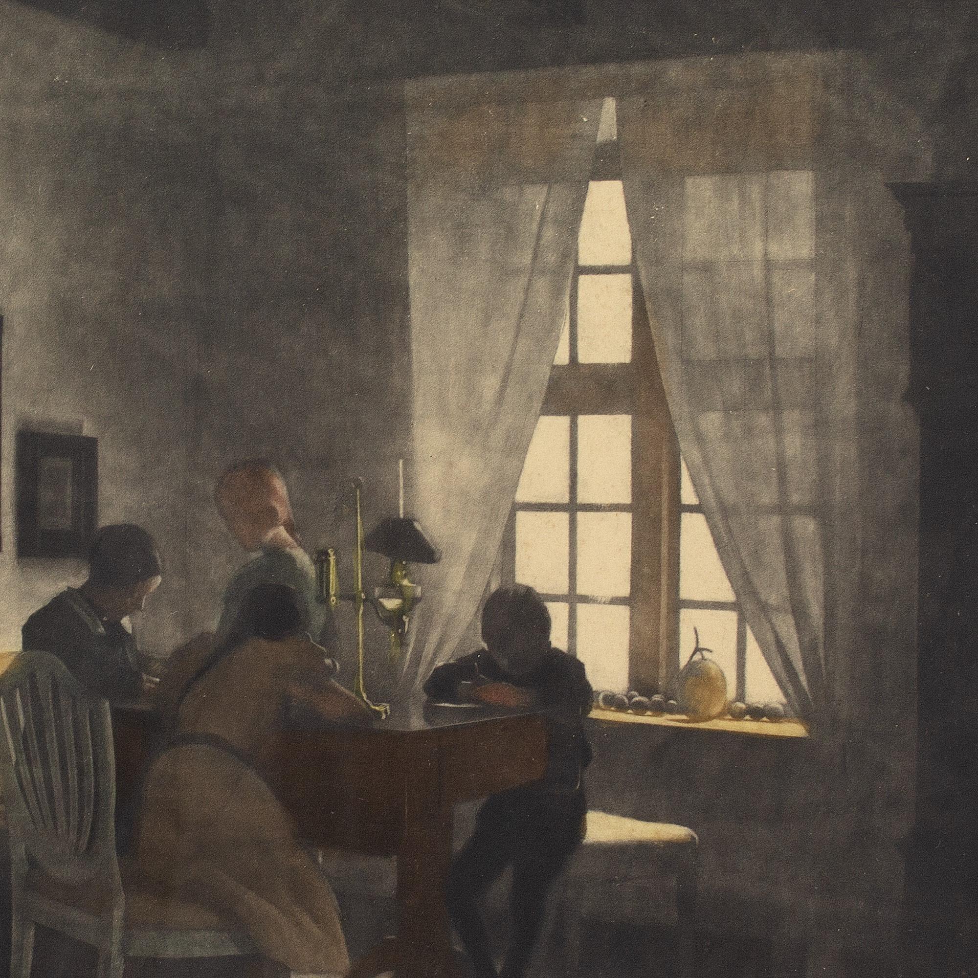 Peter Ilsted Un giorno di pioggia, Mezzatinta 6