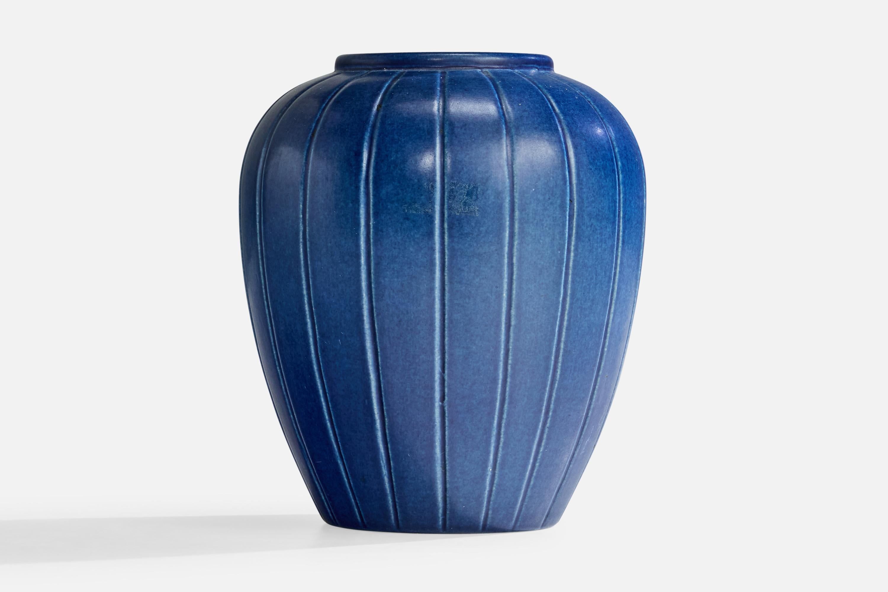 Peter Ipsen Enke, Vase, Keramik, Dänemark, 1940er Jahre (Skandinavische Moderne) im Angebot