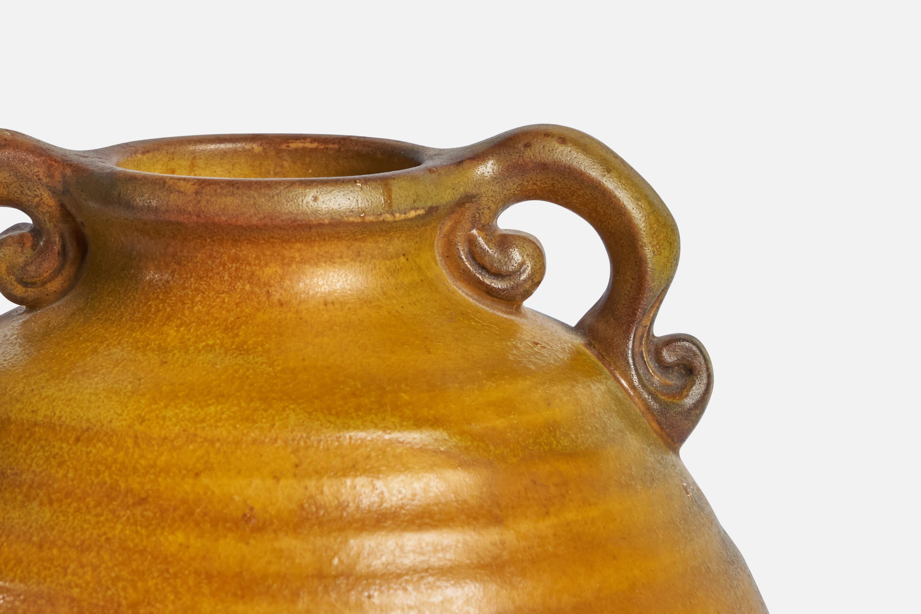 Danish Peter Ipsens Enke, Vase, Stoneware, Denmark, 1940s For Sale