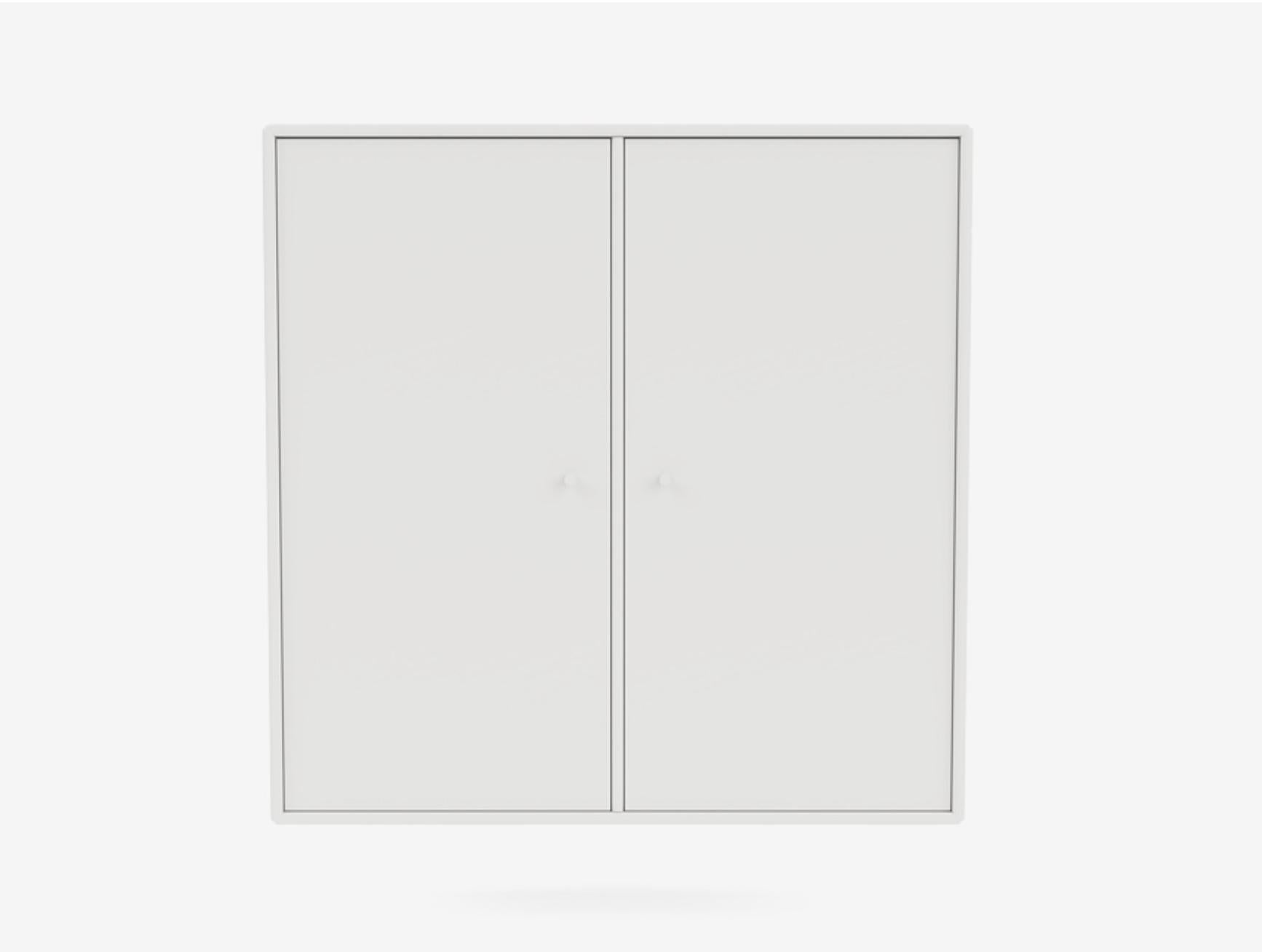 Peter J. Lassen, Cover Cabinet, 01 White Suspension Rail, Montana, Denmark. In Good Condition For Sale In Brooklyn, NY