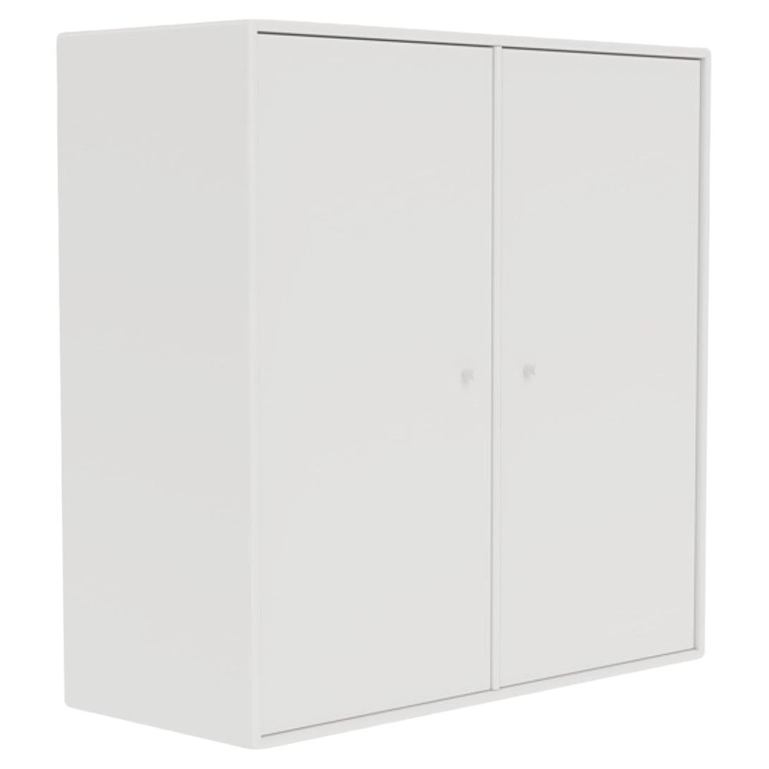 Scandinavian Modern Peter J. Lassen, Cover Cabinet, 01 White Suspension Rail, Montana, Denmark. For Sale