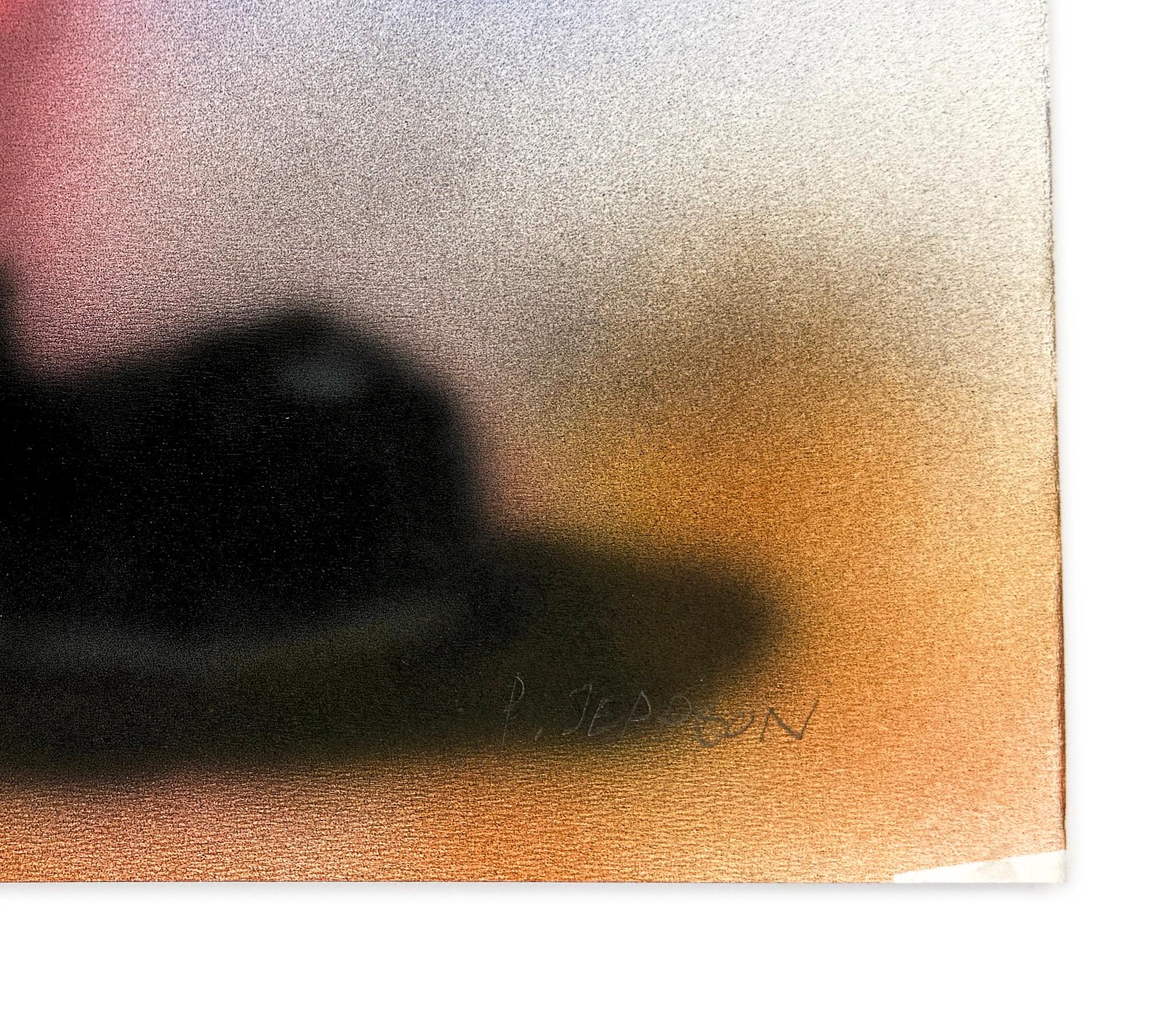 This Nose Was Way Too Big (original acrylic on paper) - Painting by Peter Jeppson