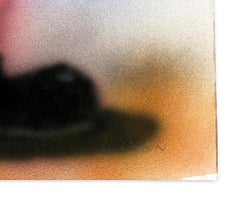 Diese Nase war viel zu groß, Original-Acryl auf Papier, signiert