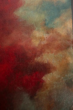 Morning Star abstract oil painting by Peter Jordan