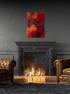 The First Principle, original abstract oil painting by Peter Jordan