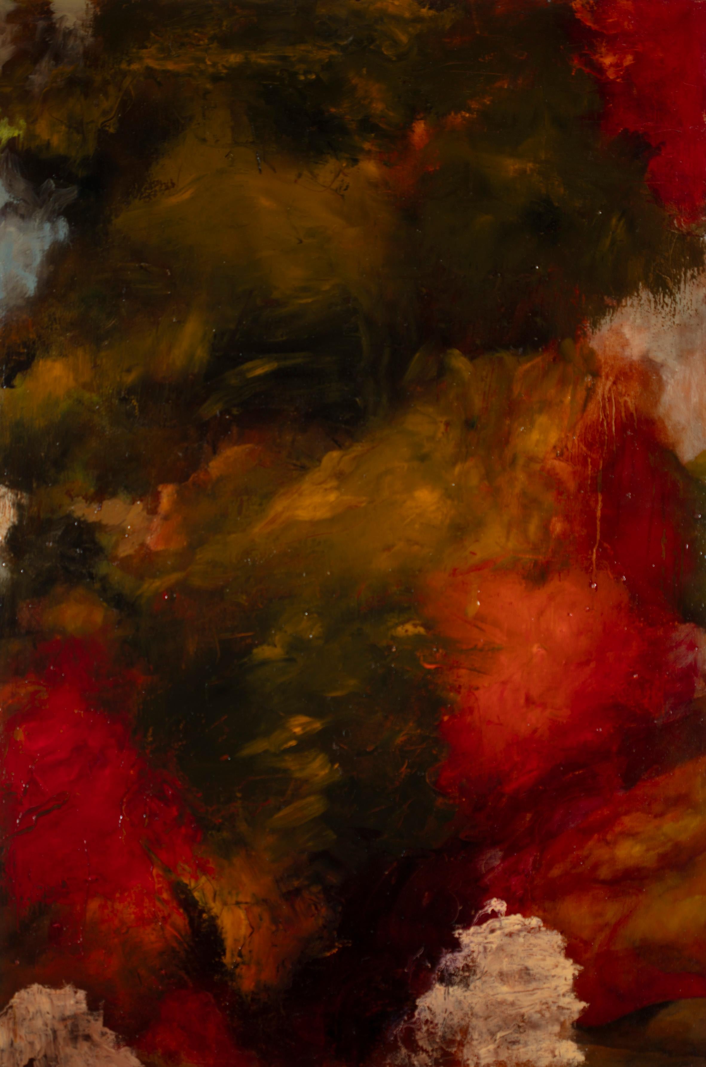Le grand rêve qu'est-ce que tout cela, peinture à l'huile originale de Peter Jordan en vente 4