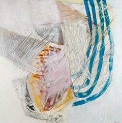 Chalk Sea, Acryl auf Täfelung Gemälde von Peter Joyce, 2023