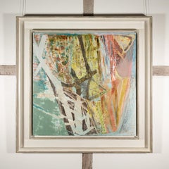 Reedling Watch - Contemporary Square Acrylic Painting on Board