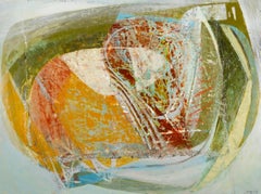 Seenebel am Handfast Point, 2024 - Gemälde in Acryl und Collage