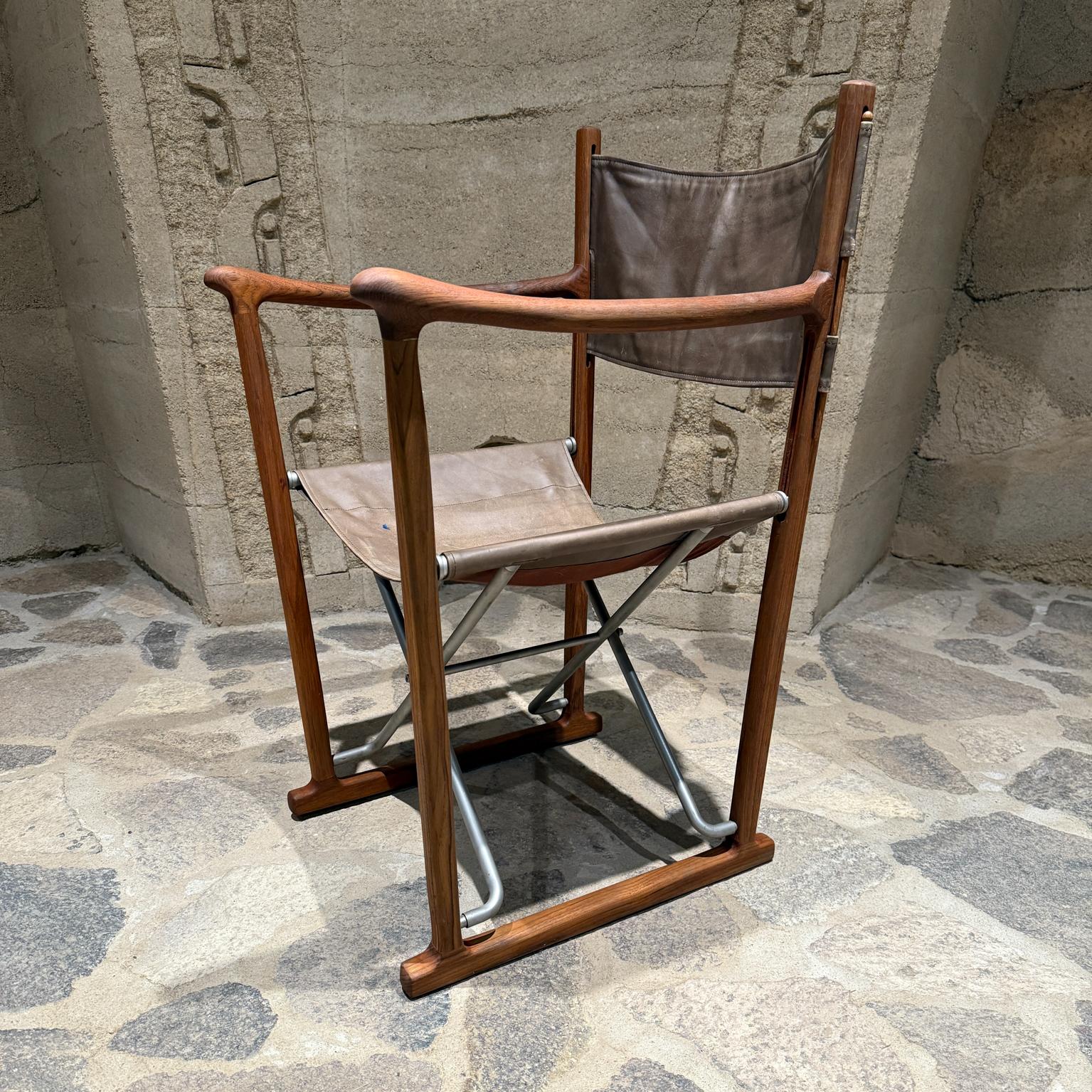 Scandinavian Modern Peter Karpf  Campaign Folding Chair for Tripp Trapp Skagerak, Denmark, 1970s For Sale