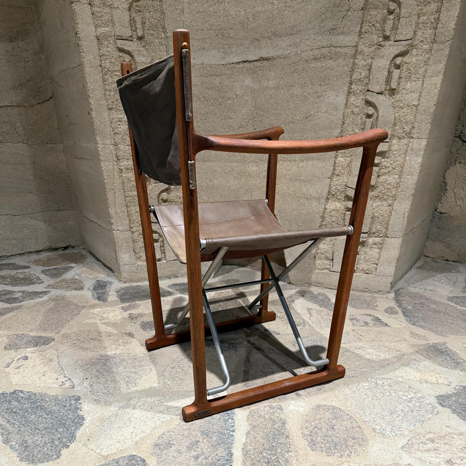 Late 20th Century Peter Karpf  Campaign Folding Chair for Tripp Trapp Skagerak, Denmark, 1970s For Sale