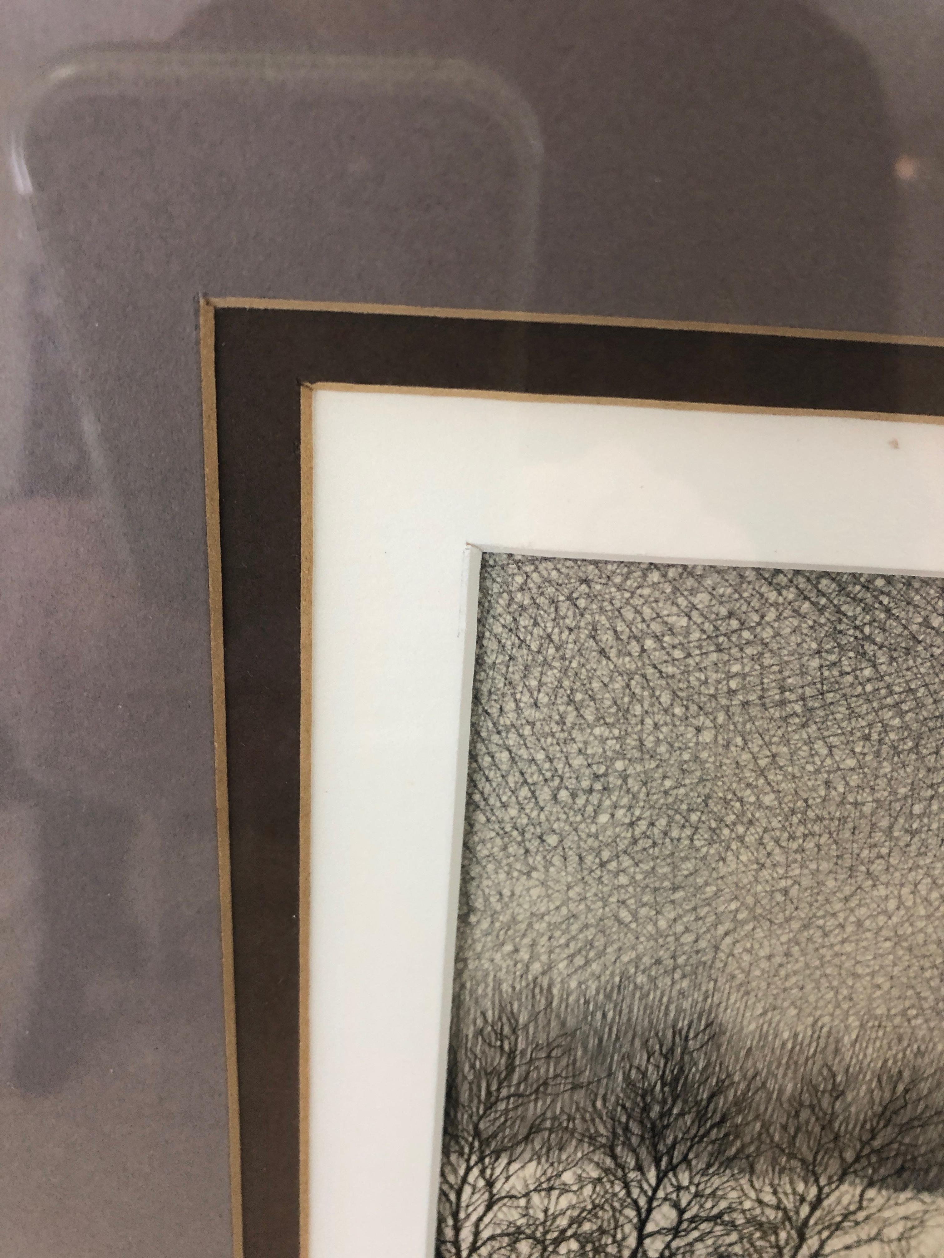 Peter Keating Wintry Original on Paper 4