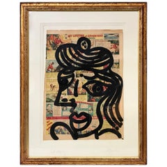 Peter Keil Abstract Expressionist Face Portrait 'Matador'