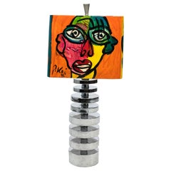 Peter Keil Abstract Expressionist Lamp, circa 1975