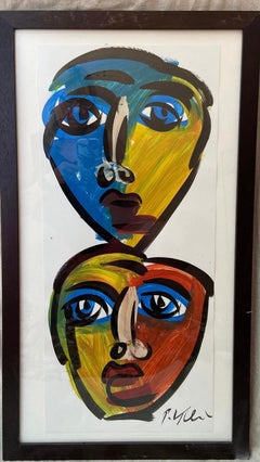 Peter Keil Abstract Painting, Framed