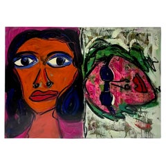 Peinture abstraite sur toile Peter Keil
