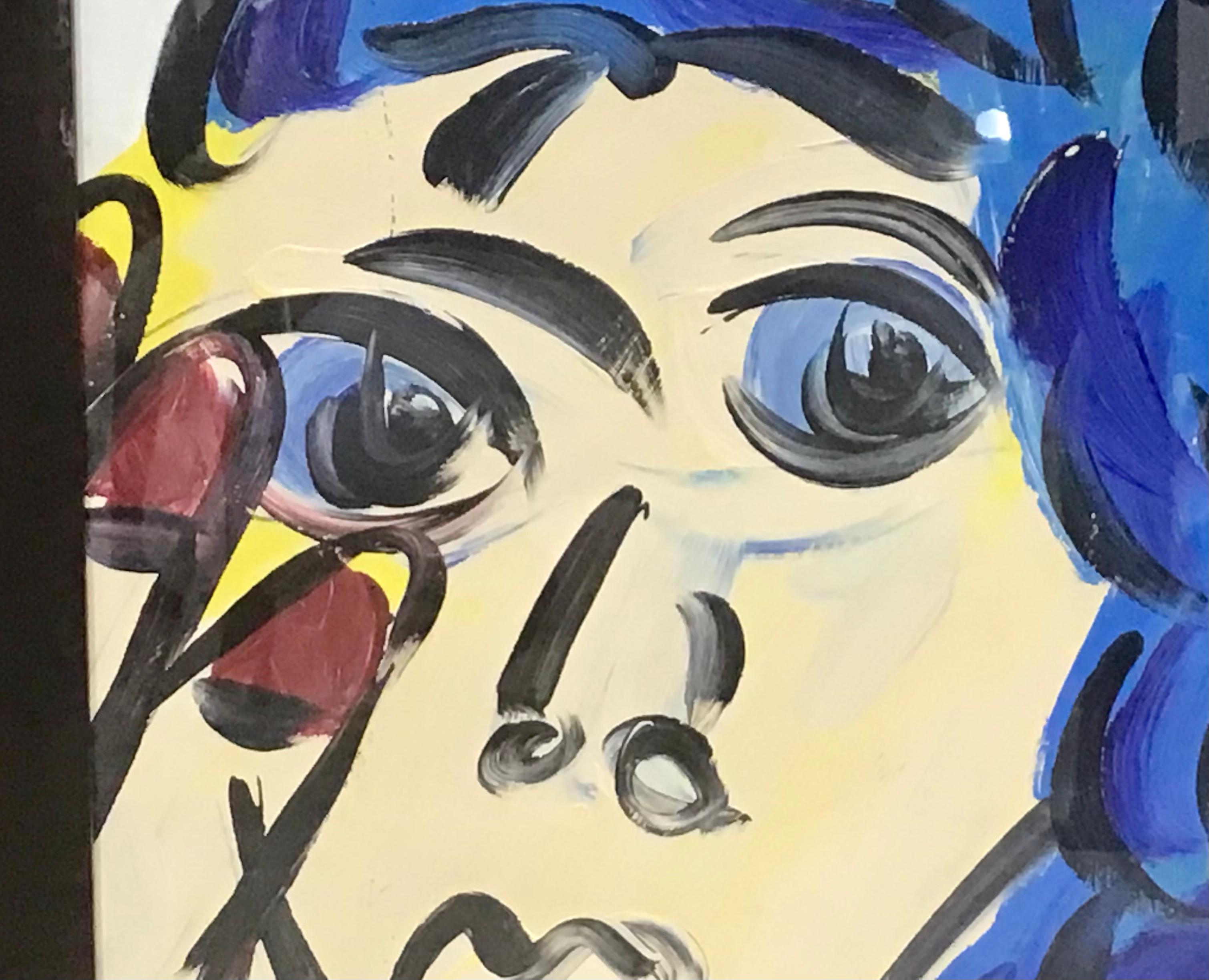 20ième siècle Portrait abstrait Peter Keil en vente
