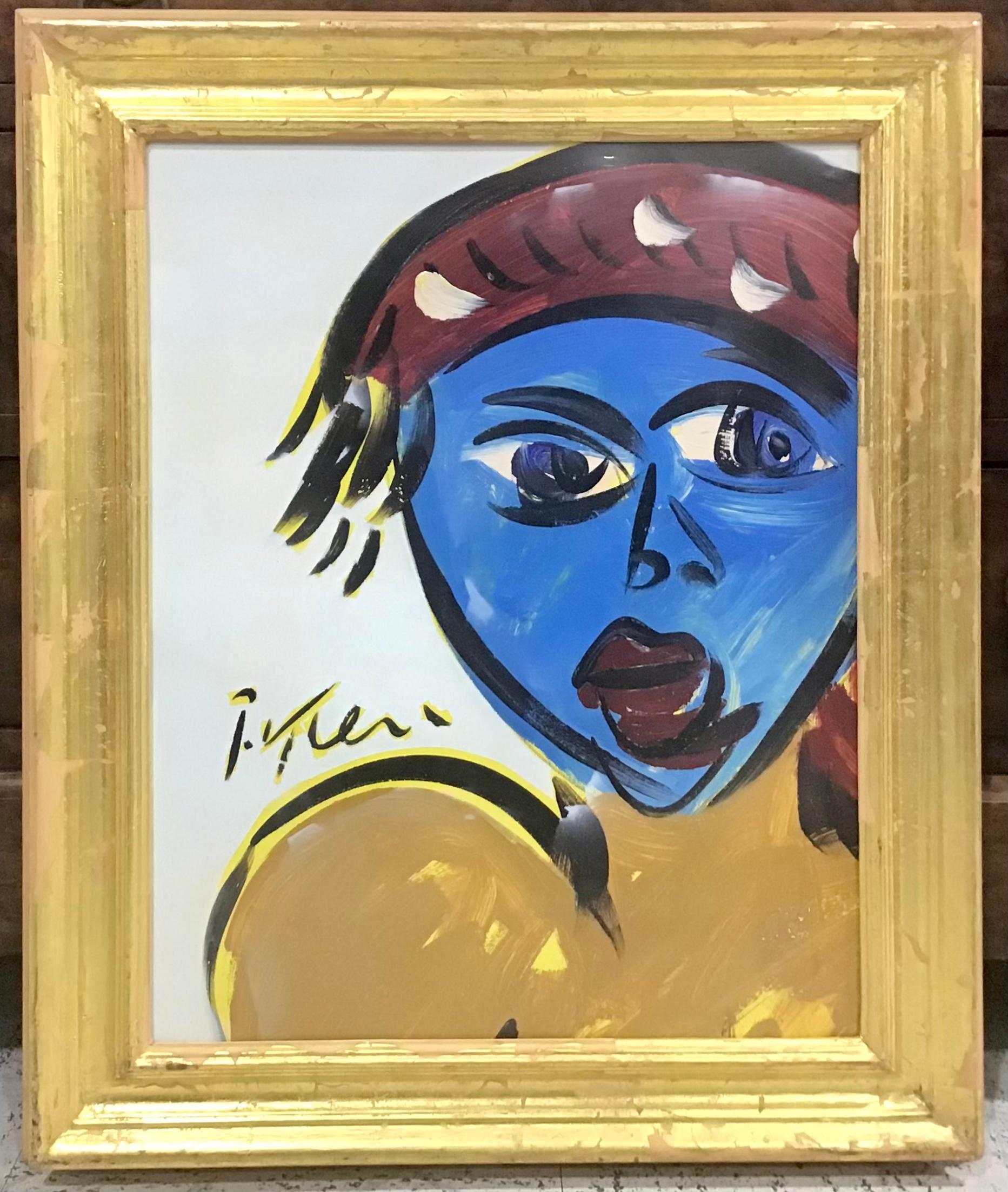Peter Keil Abstract Portrait For Sale 1