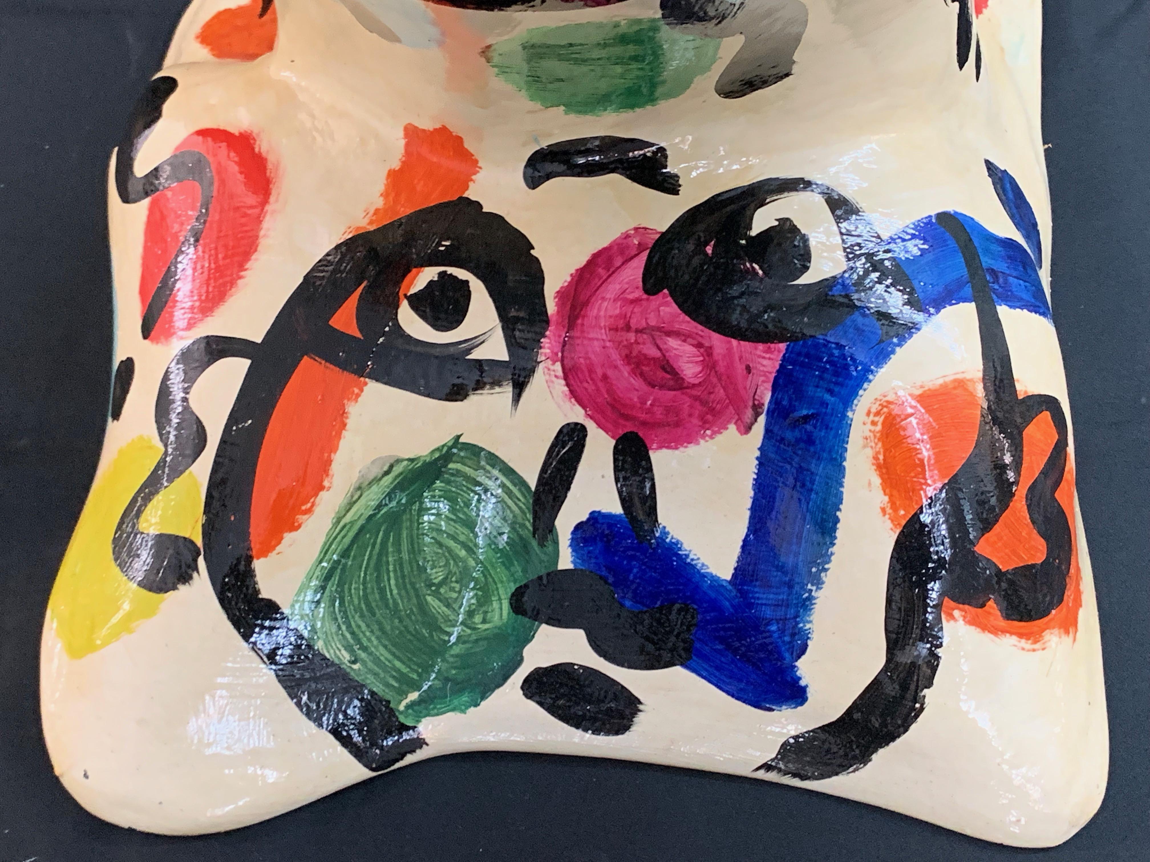 Peter Keil Expressionist Painted Fiberglass Sculpture 4