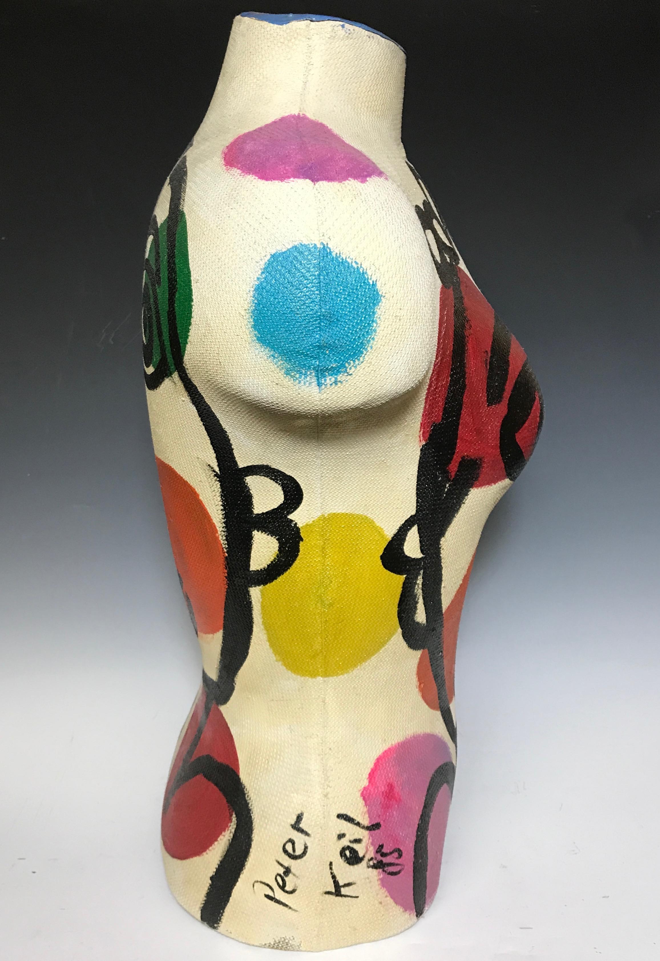 Peter Keil Expressionist Painted Mannequin Torso 2