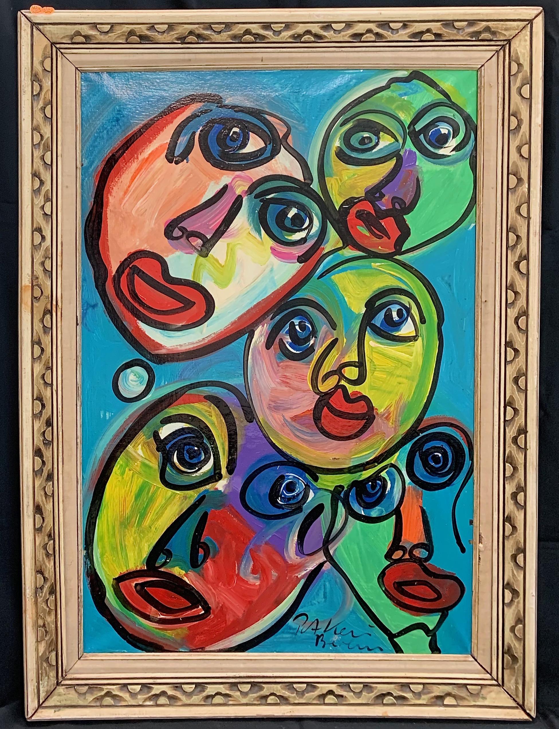Peter Keil Expressionist Portrait Painting Of The Beatles In