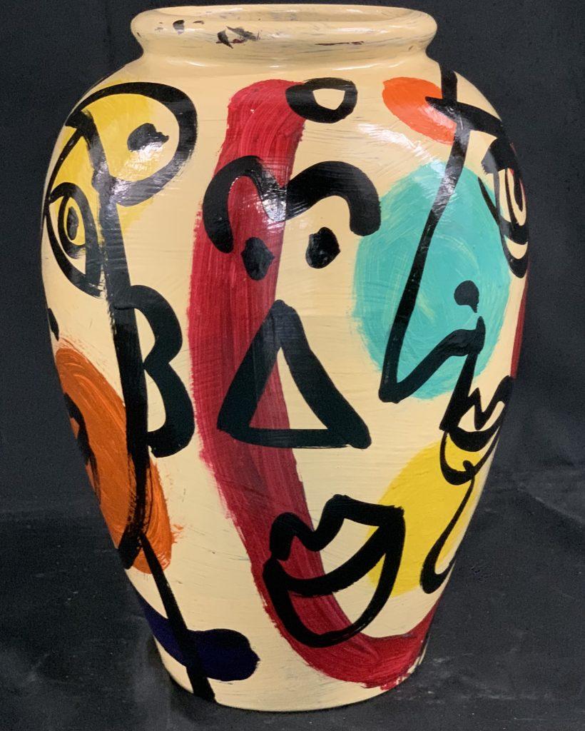 abstract ceramic vase