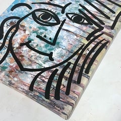 Peter Robert Keil Retrato acrílico sobre lienzo impresionista