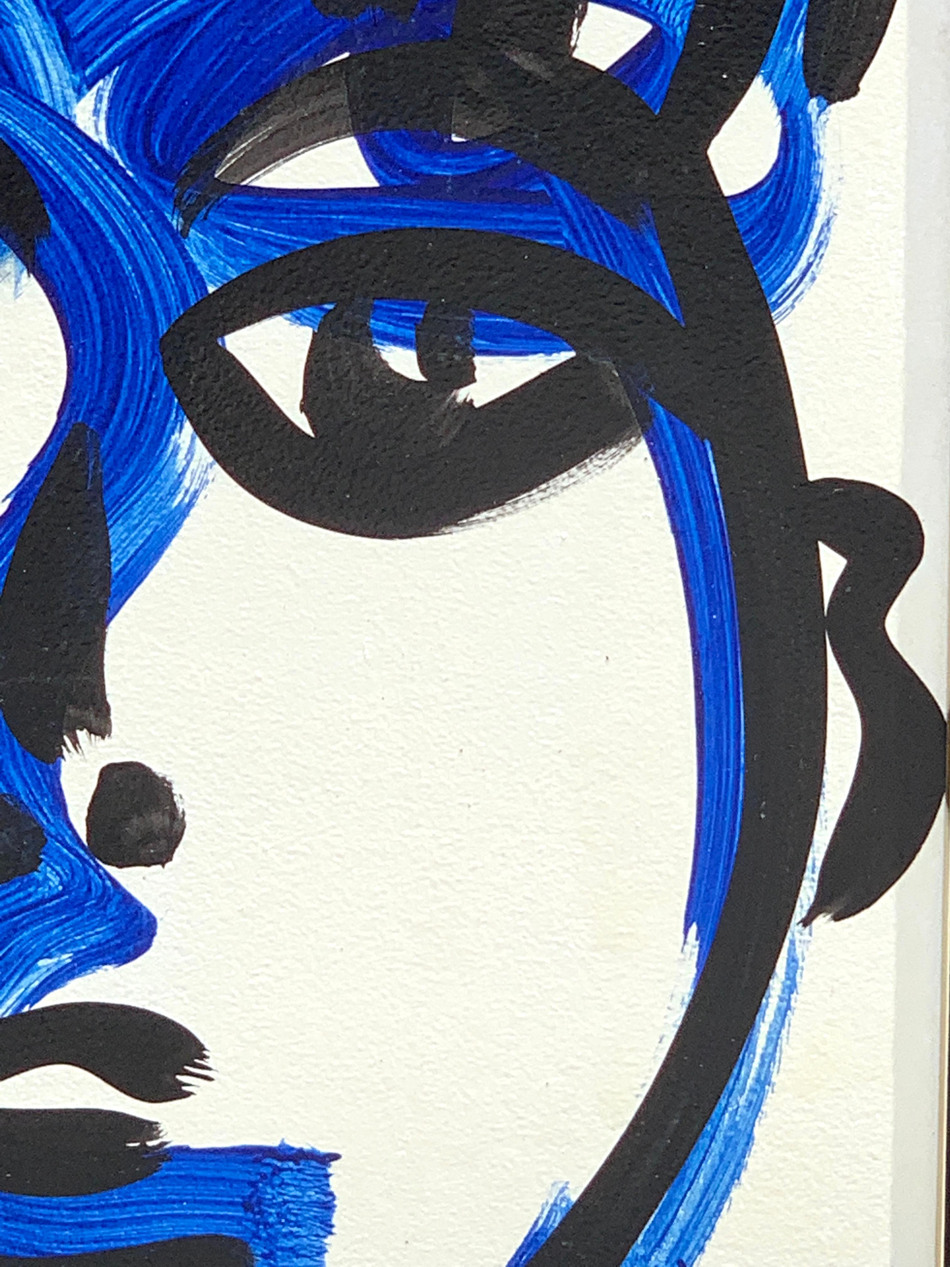 Peter Keil, Portrait of a Man, Blue Period  5