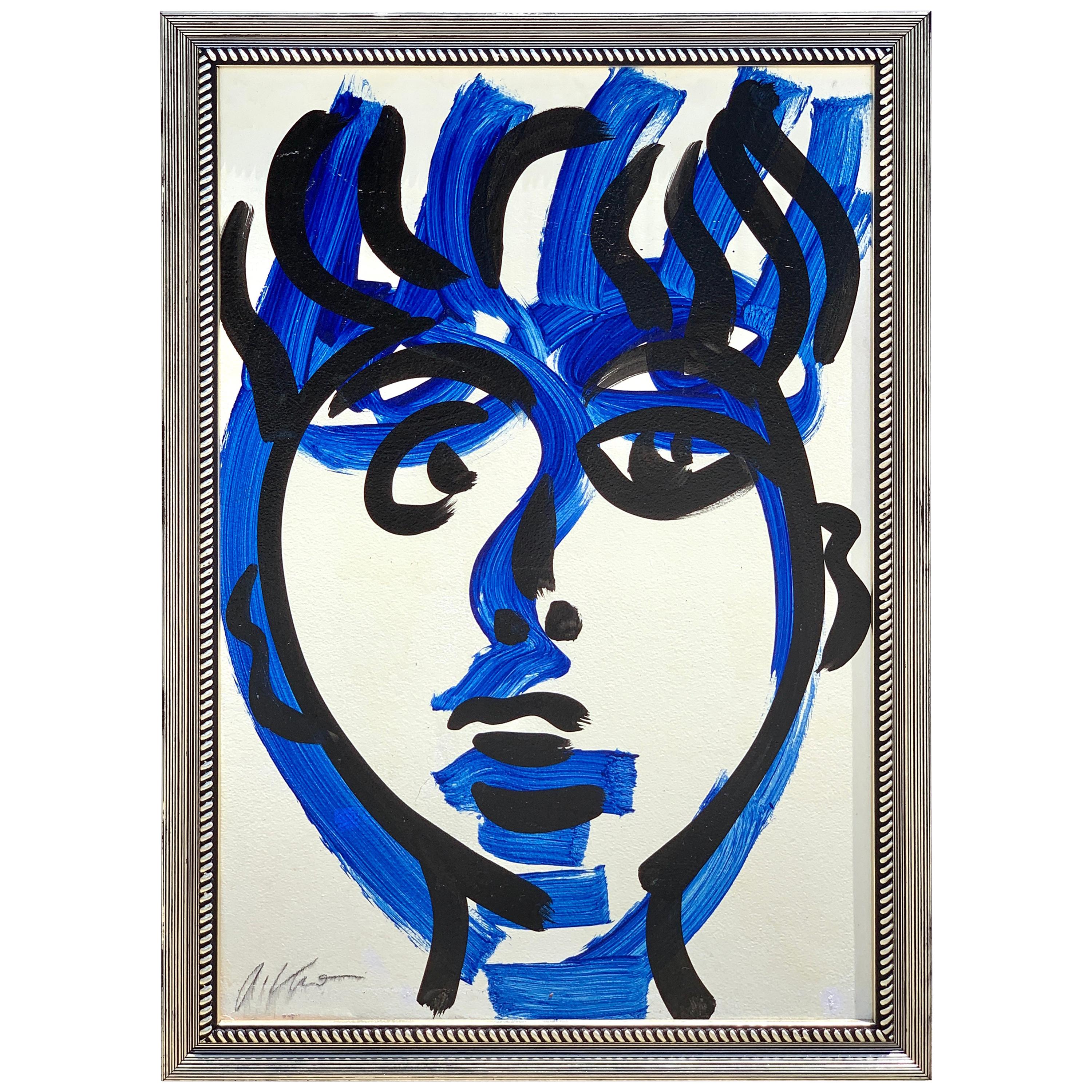 Peter Keil, Portrait of a Man, Blue Period 