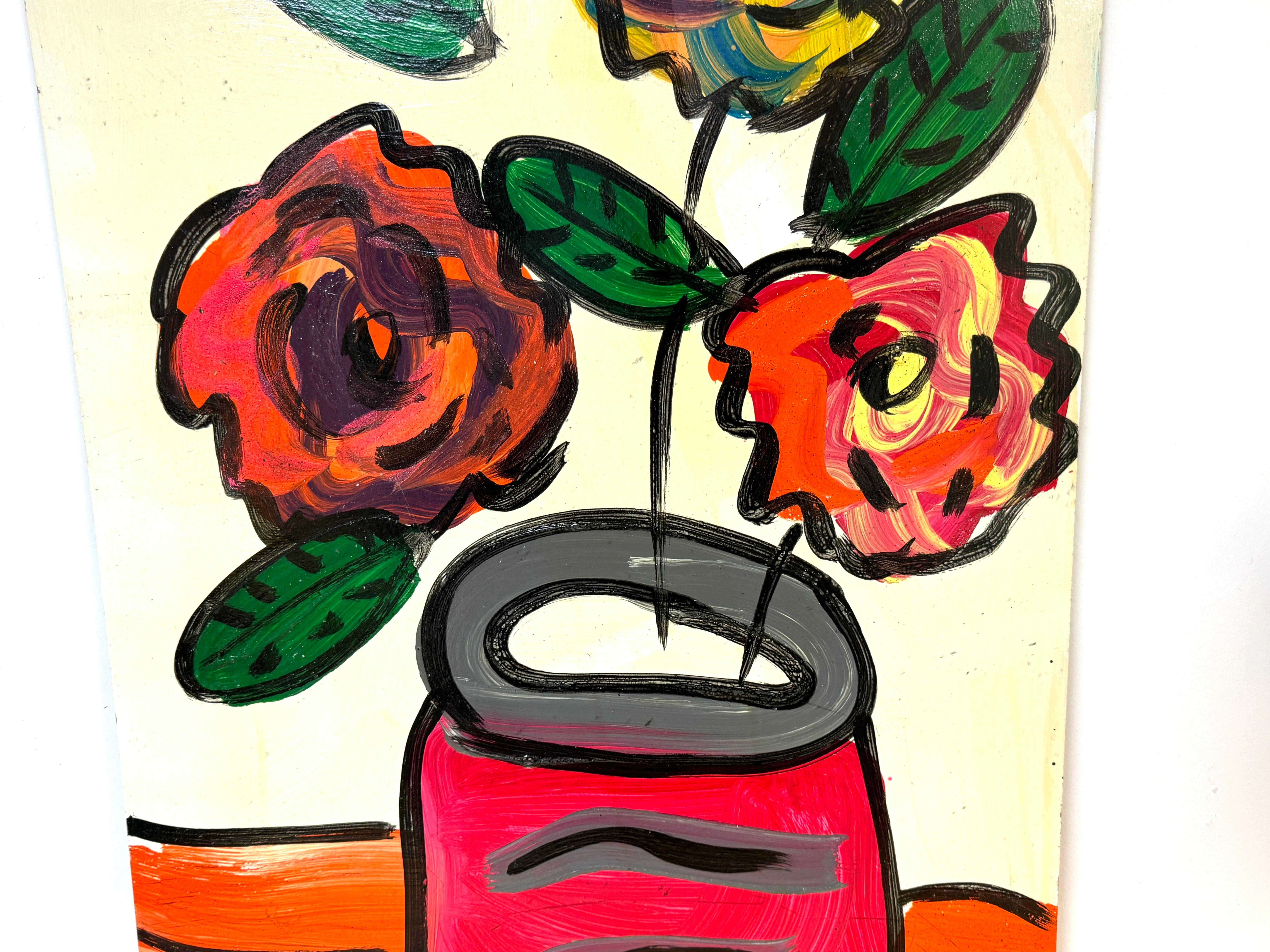Stillleben mit Blumen von Peter Keil, Berlin, 1970er Jahre im Zustand „Gut“ in West Palm Beach, FL