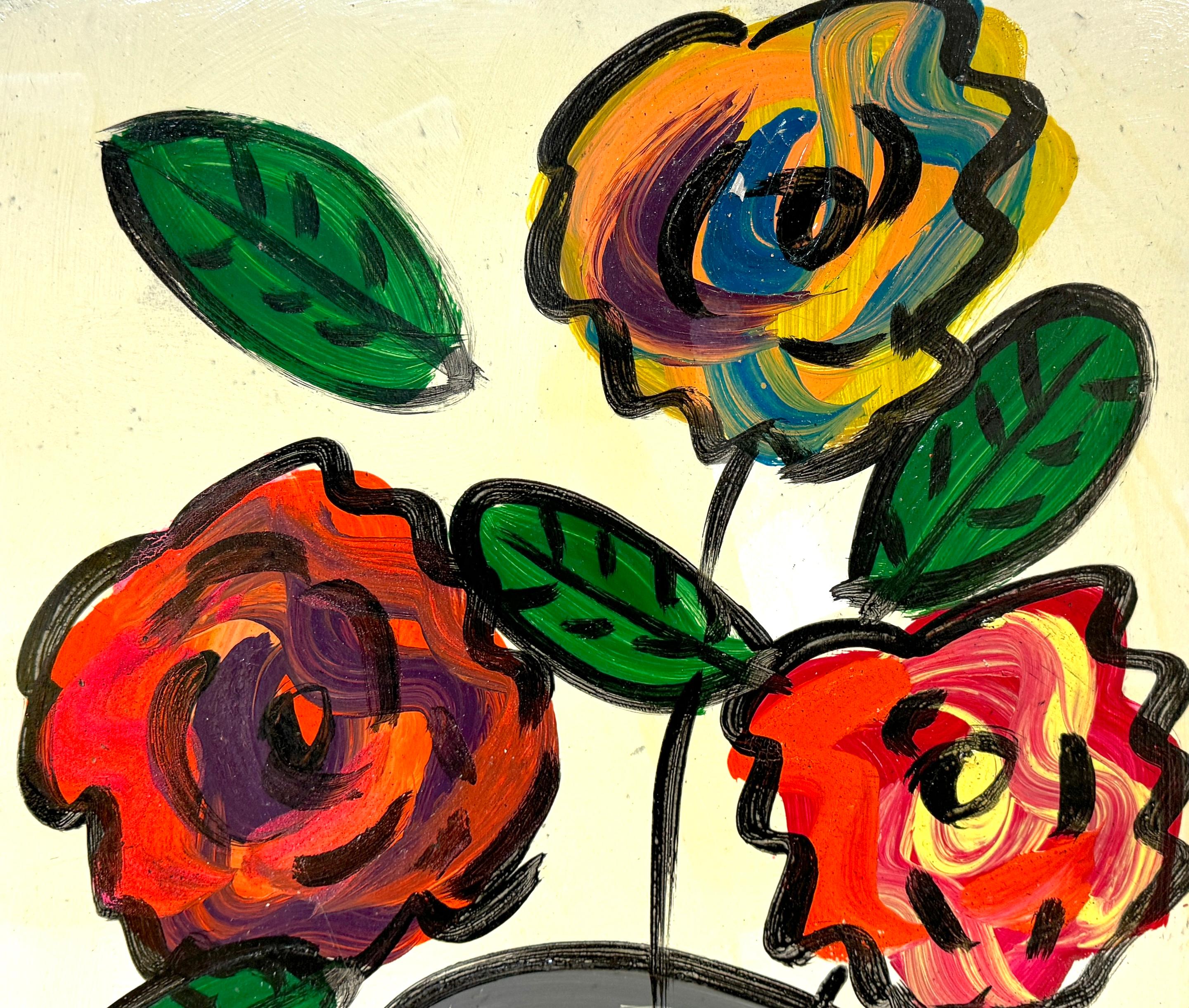 Stillleben mit Blumen von Peter Keil, Berlin, 1970er Jahre (20. Jahrhundert)