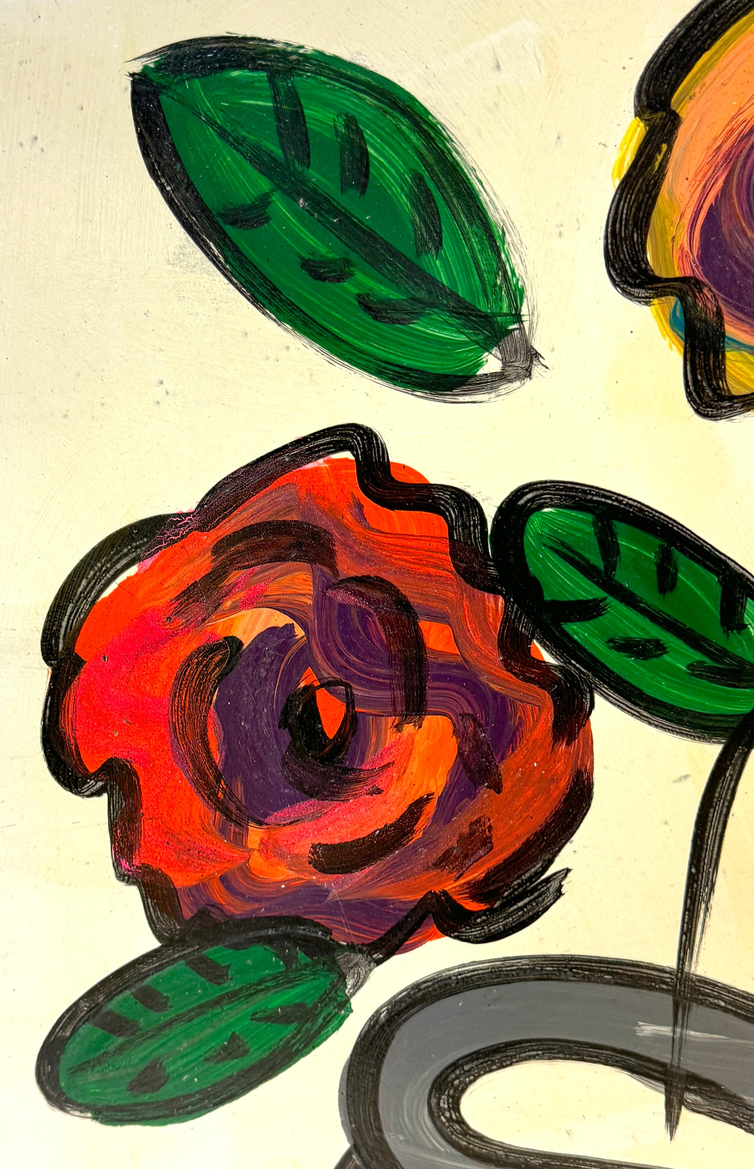 Stillleben mit Blumen von Peter Keil, Berlin, 1970er Jahre 2