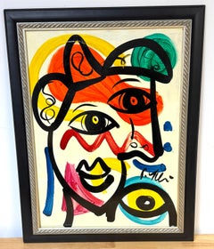 Peter Keil, Portrait abstrait du troisième œil  Allemagne, Circa 1970