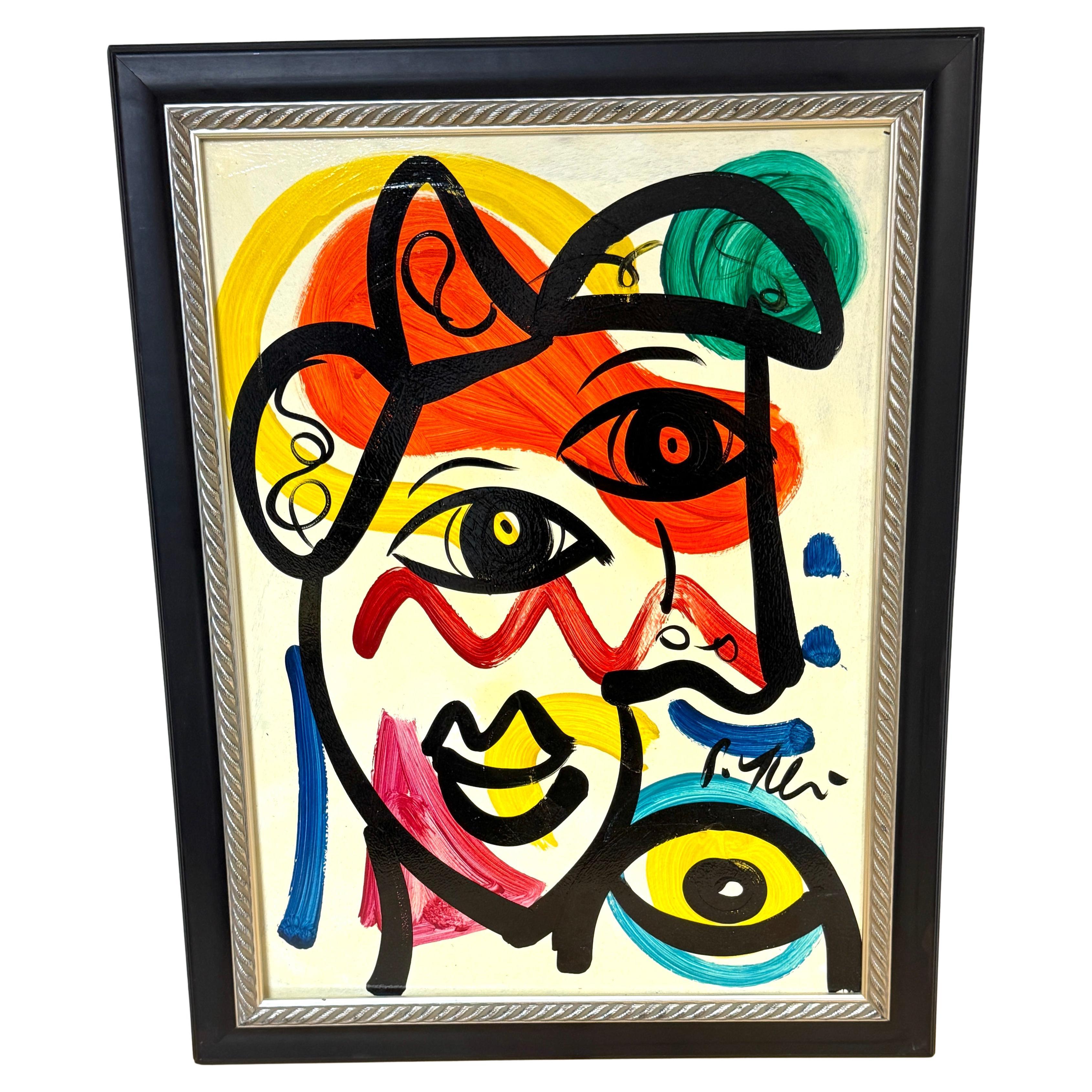 Peter Keil, Retrato abstracto del tercer ojo  Alemania, circa 1970s