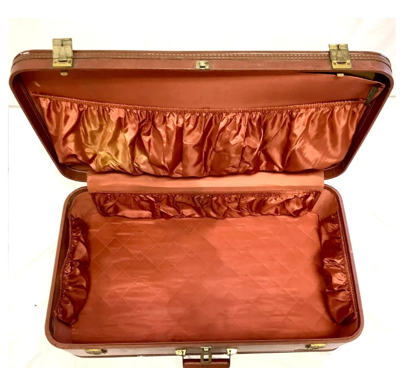Art Nouveau Peter Keil Travel Suitcase Oil Painting For Sale